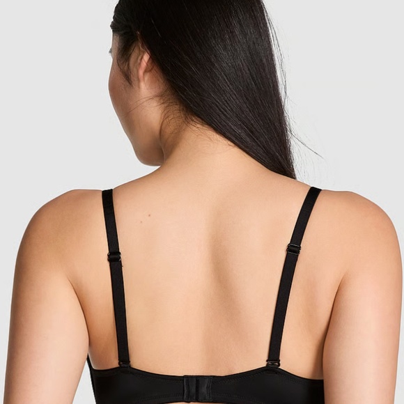 VICTORIA'S SECRET Wireless Wear Everywhere Black T-shirt Bra NWT New - Size 36B - Picture 2 of 6